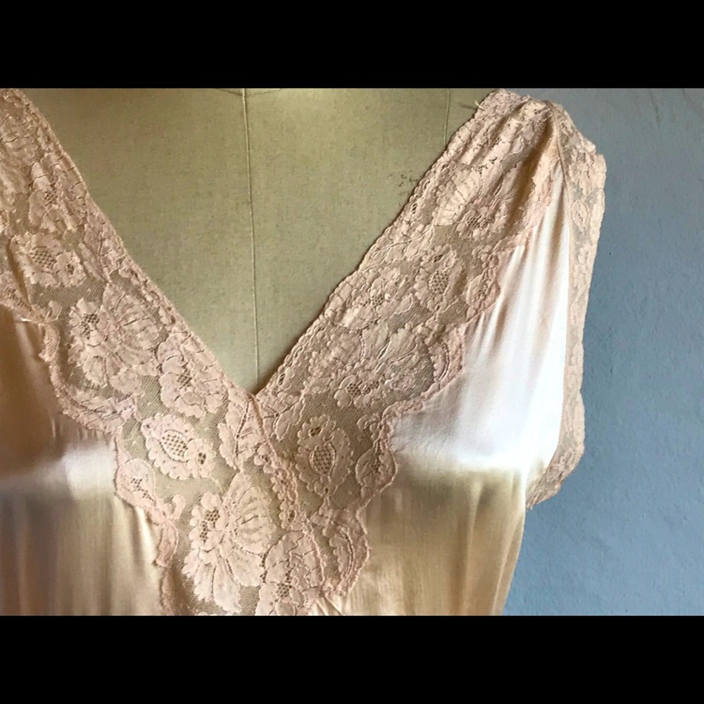 VTG silk pajama jumpsuit